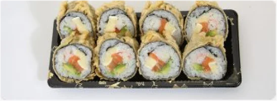 Krab ,brie, massago, avocado, zalm